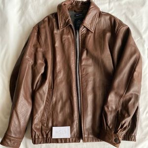 Nautica Leather Jacket | Menswear